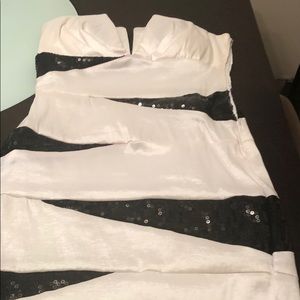 Black and white dress